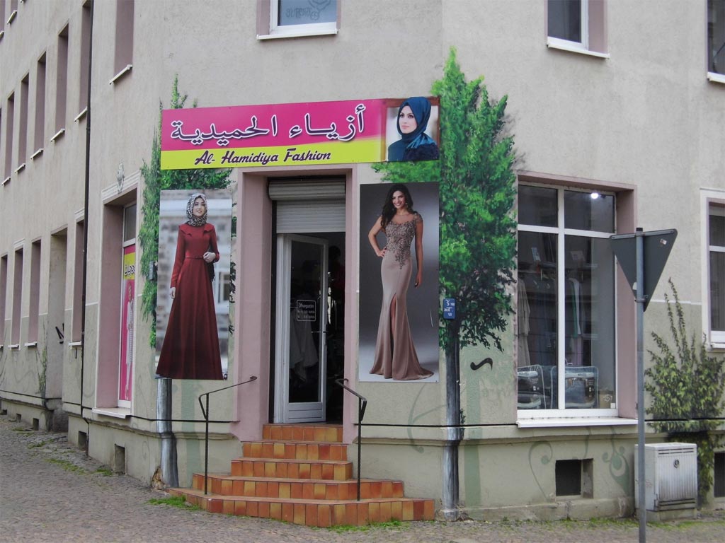 Der neugestaltete Eckladen der Georg-Schumann-Str. 201. Foto: Karl-Heinz Kohlwagen 2020.