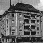 Das Gebäude Huygensstr. 1 auf einer 1916 gelaufenen Postkarte. Quelle: Sammlung Karsten Brösel