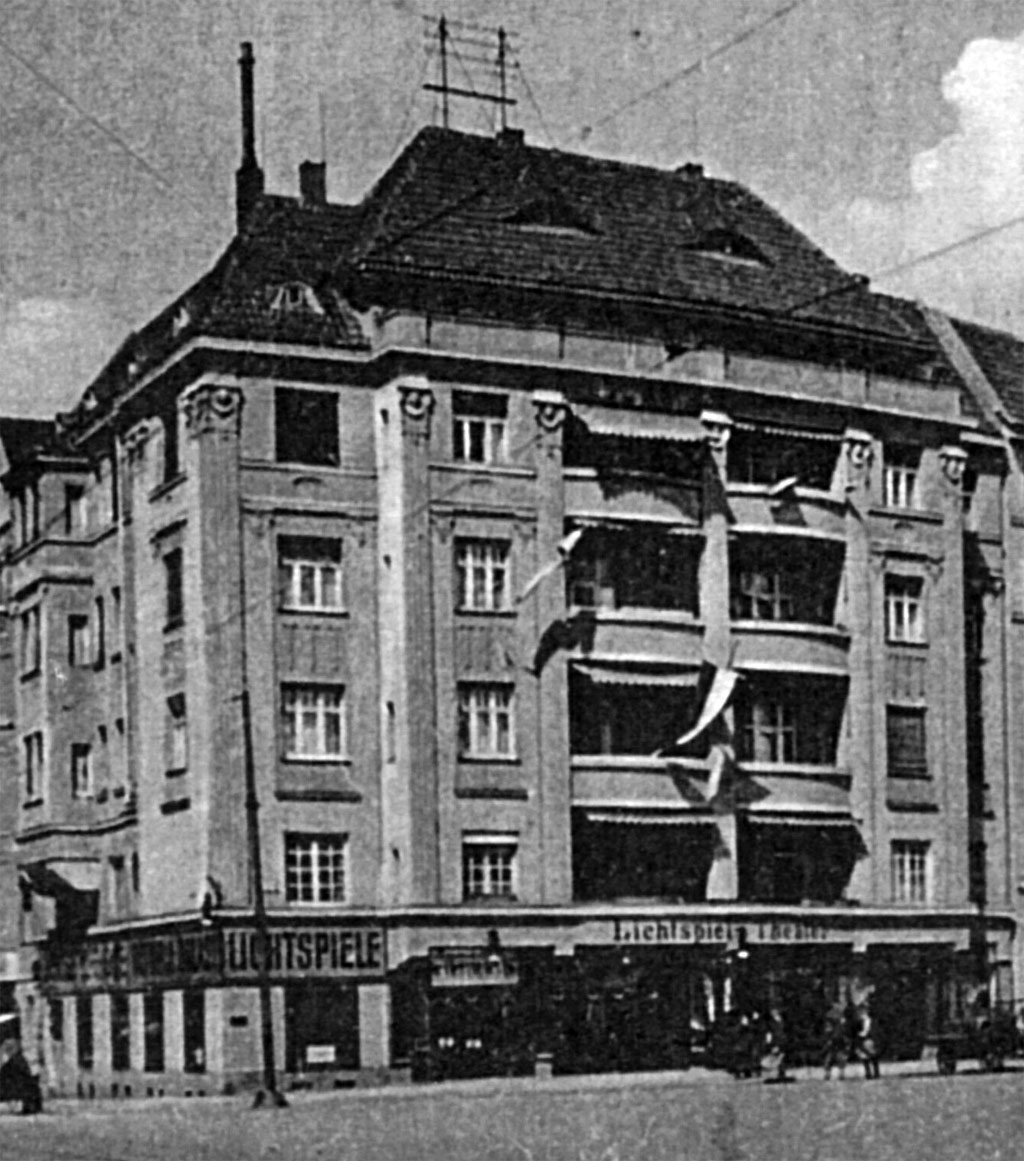 Das Gebäude Huygensstr. 1 auf einer 1916 gelaufenen Postkarte. Quelle: Sammlung Karsten Brösel